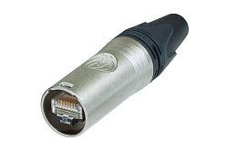 Разъем RJ45 кабельный, для CAT6a не совместим с CAT6, штекер, монтаж без спец. инстр. AWG24-27