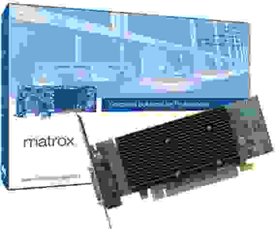 Видеокарта Matrox (M9140-E512LAF) M9140 LP PCIe x16 PCI-Ex16, 512MB, DDR2, Low Profile Bracket, Connector- KX-20, KX-20 to 4xDVI-I cable, 4x DVI-HD15, Max Digital/Analog Resolution per Output 1920x1200, RTL {10} (235899)