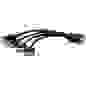 Кабель Matrox Кабель интерфейсный Matrox (CAB-L60-4XAF) Quad analog upgrade cable (Кабель для апгрейда 3-х портовой карты в 4-х портовую)