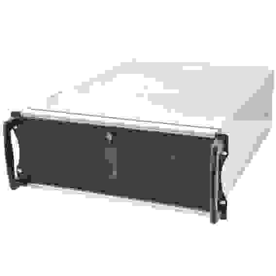 Корпус Chenbro 4U RM41300G For Tesla GPU (можно установить 4шт Tesla/Quadro), MB 12"x13", 3x5.25"+2x3.5" Internal 3.5"+Slim ODD, 120mm FAN, wo PSU (RM41300-FS81) Идеальное решение для Рабочей станции