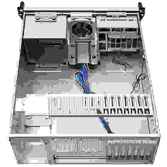 Корпус Chenbro 4U RM41300G For Tesla GPU (можно установить 4шт Tesla/Quadro), MB 12"x13", 3x5.25"+2x3.5" Internal 3.5"+Slim ODD, 120mm FAN, wo PSU (RM41300-FS81) Идеальное решение для Рабочей станции