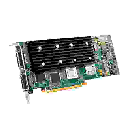 Видеокарта Matrox (MURA-MPX44HF) 4 outputs, 4 inputs PCIe x16 (Gen2) 2GB1 64 Gbit/sec, out SL-DVI 2048x1152, output: RGB (VGA) 2048x1536 , input: SL-DVI 1920x1200, RGB (VGA) 2048x1536, Component (YPbPr) 1080i, S-Video NTSC/PAL/SECAM, Composite NTSC/PAL/