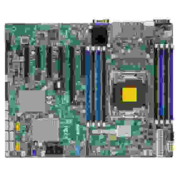 Материнская плата SuperMicro MBD-X10SRH-CLN4F-O, RTL ATX LGA 2011 8x 288-pin DDR4 DIMM slots 8x SAS3 10x SATA3 4x USB 3.0 ports 8x USB 2.0 ports 1x VGA port