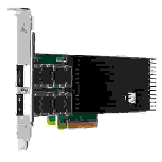 Сетевой адаптер Silicom PE340G2QI71-QX4 Dual port 40GBase-X (QSFP+, Intel XL710BM2) XLPPI interfaces supports 40GBase-R PCS and 40 Gigabit PMA in order to connect with QSFP+ to 40GBase-SR4 / 40GBase-LR4 {32}