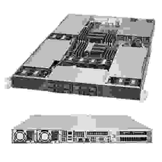 Платформа системного блока SuperMicro SYS-1028GR-TR X10DRG-H-O-P, 118GH-R1K66B 1U Rackmount CSE-118GH-R1K66B X10DRG-H SATA3 (6Gbps)