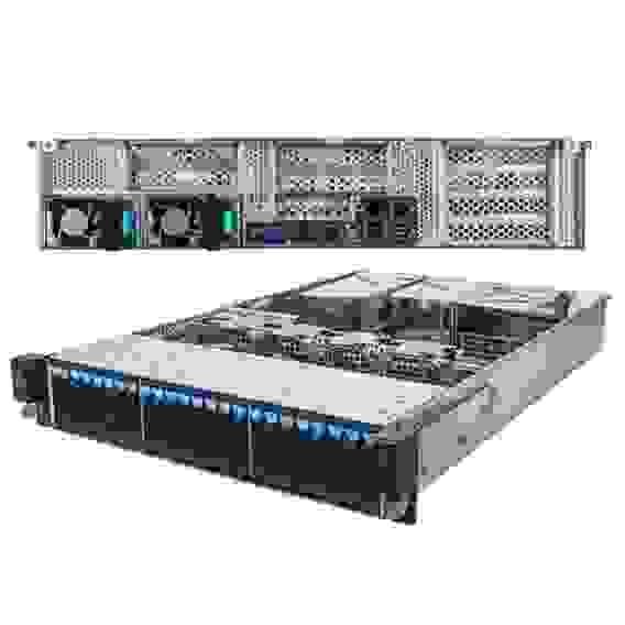 Платформа системного блока Gigabyte R280-G2O 2U GPGPU RM Server 3x GPU (NV validated), 2x Intel Xeon E5-2600V4, 24x RDIMM DDR4 ECC, 24 «x 2.5» hot-swappable HDD/SSD bays, LSI SAS2x36 expander, 2 x GbE LAN ports (Intel® I350-BT2), 1600W 80 PLUS Platinum re
