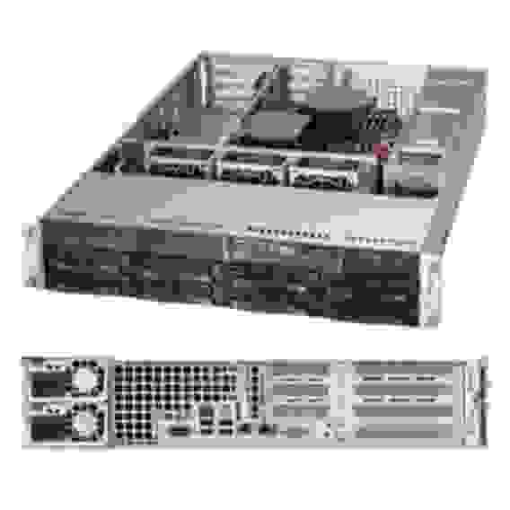 Платформа системного блока SuperMicro SYS-6028R-WTR 2U Rackmount SC825TQ-R740WB LGA 2011 X10DRW-i (16xDDR4 10xSATA3 6xUSB 3.0 VGA 4xPCI-E3.0x8 2xPCI-E3.0) (157525)