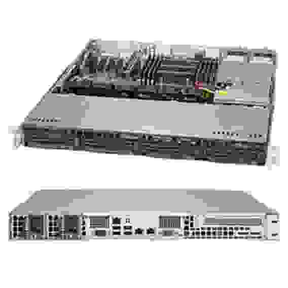 Платформа системного блока SuperMicro SYS-5018R-MR 1U Rackmount 813MTQ-R400CB X10SRi-F LGA 2011 8xDDR4 10xSATA3 2xUSB3.0 4xUSB2.0 VGA PCI-E3.0x16