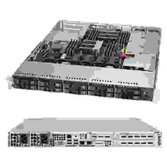 Платформа системного блока SuperMicro SYS-1028R-WC1RT 1U Rackmount 116AC2-R706WB LGA 2011 X10DRW-iT 16xDDR4 2xSATA3 8xSAS3 6xUSB3.0 VGA 2xPCI-E3.0x16 full-height Half-length