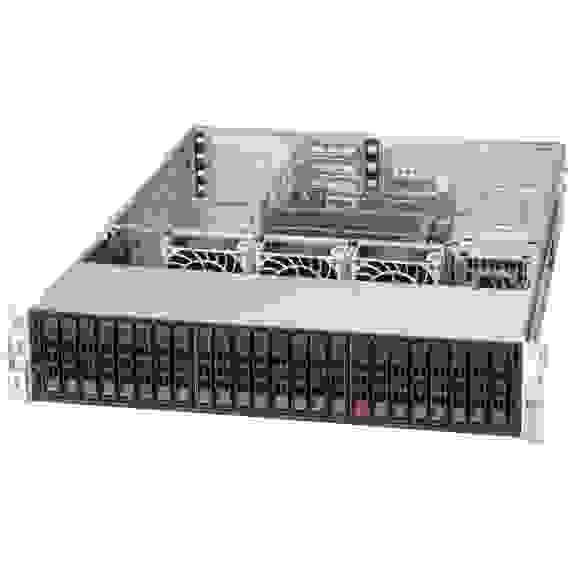 Корпус SuperMicro CSE-216BE2C-R741JBOD 2U SC216B 24 Drive 2.5» JBOD w/ Dual Expander,Redundant 740W-USA