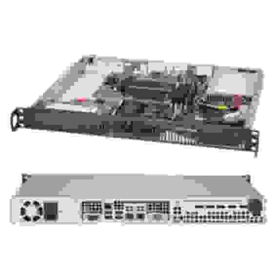Платформа системного блока SuperMicro SYS-5019S-ML 1U Rackmount SC512F-350B1 X11SSH-F LGA1151 4xDDR4 2xSATA3 2xUSB3.0 2xUSB2.0 VGA PCI-E3.0x8 AOC M.2 (204083)