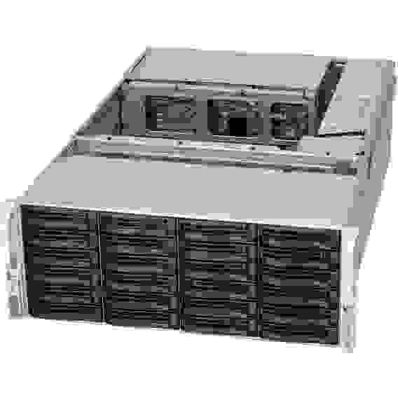 Корпус SuperMicro CSE-847E2C-R1K28JBOD 4U SAS JBOD, 2x1280W, 44x(24+20) 3.5» HDD, Dual SAS3 Expand