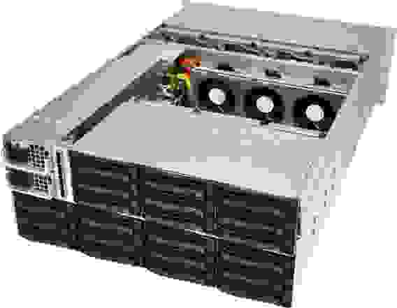 Корпус SuperMicro CSE-847E2C-R1K28JBOD 4U SAS JBOD, 2x1280W, 44x(24+20) 3.5» HDD, Dual SAS3 Expand
