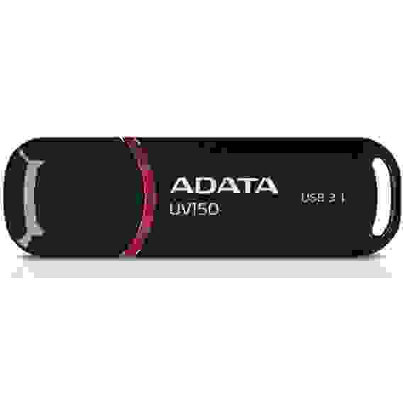 USB накопитель ADATA DashDrive UV150 AUV150-128G-RBK USB 3.0, 128GB R35/W10, Black, Retail {20} (796320)