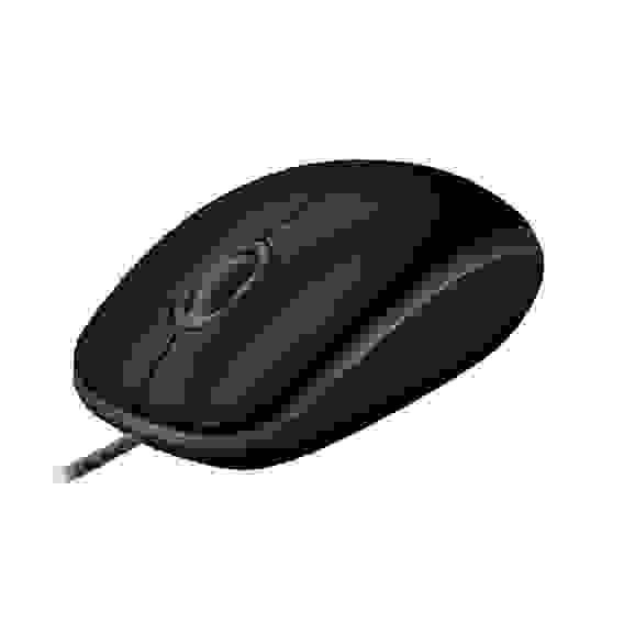 Мышь Logitech B100 Black |910-003357| черная, оптическая 800dpi, USB, 1.8м, {10}, (041271)