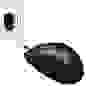 Мышь Logitech B100 Black |910-003357| черная, оптическая 800dpi, USB, 1.8м, {10}, (041271)