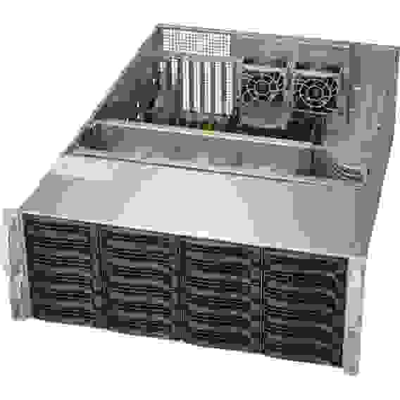 Корпус SuperMicro CSE-846BE1C-R1K28B 4U, SC846B w/ SAS3 Single Expander, 2x 1280W, Black