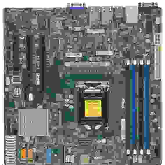 Материнская плата SuperMicro MBD-X11SSH-F-B Micro-ATX LGA 1151 64GB Unbuffered ECC UDIMM DDR4-2400MHz, in 4 DIMM slots 6 USB 2.0 ports 5 USB 3.0 ports 1 VGA port 1 PCI-E 3.0 x8 (in x16 slot) 1 PCI-E 3.0 x8 1 PCI-E 3.0 x4 (in x8 slot) (186525) (incl. 1x I/