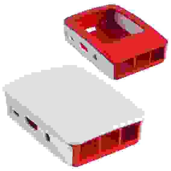 Корпус Raspberry Pi 3 Model B Official Case BULK, Red/White, для Raspberry Pi 3 Model B/B+ (909-8132) (480001)