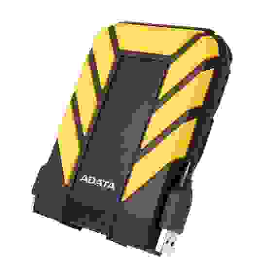 Жесткий диск внешний ADATA HD710 Pro AHD710P-1TU31-CYL 1TB 2.5" USB 3.1, IP68, Shock Sensor, Yellow, Retail {20}, (460660)