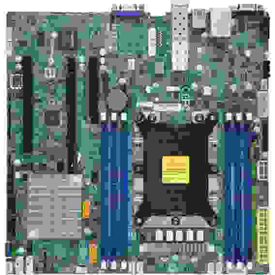 Материнская плата SuperMicro MBD-X11SPM-TPF-O microATX LGA 3647 6xDDR4 slots 12xSATA3 6xUSB2.0 5xUSB 3.0 VGA 2xPCI-E3.0x16 1xPCI-E3.0x8