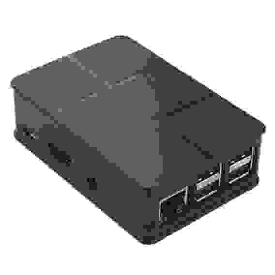 Корпус ACD RA186 Black ABS Plastic Case Brick style w/ Camera cable hole for Raspberry Pi 3 B (RASP1787) (494422)