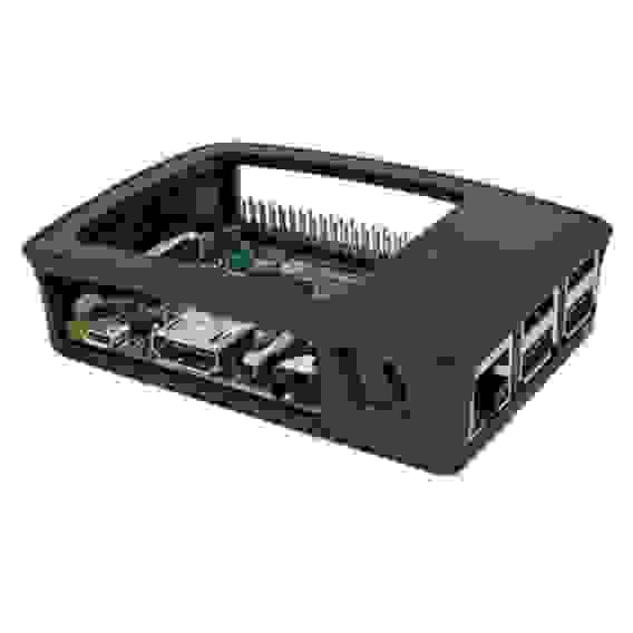 Корпус ACD RA148 Black ABS Plastic case for Raspberry Pi 3 B/B+ (аналог арт.54202)(RASP1953)