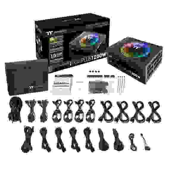 Блок питания Thermaltake Toughpower iRGB Plus 1250 TPG-1250DH3FCT 1250W,80 Plus Platinum, полностью модульный