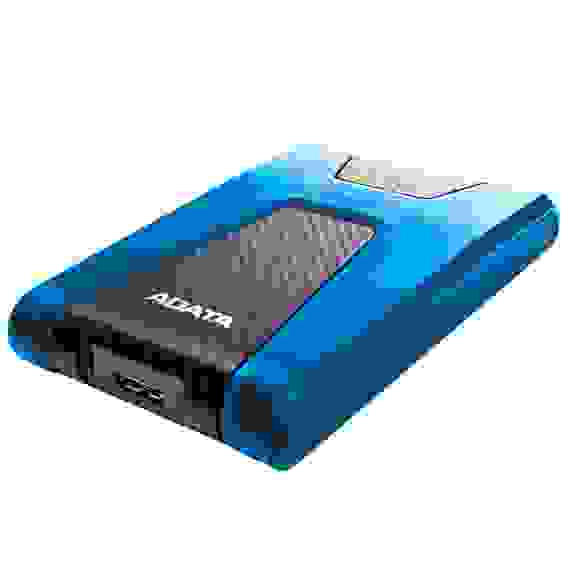 Жесткий диск внешний ADATA HD650 AHD650-2TU31-CBL 2TB 2.5" USB 3.1, LED indicator, Blue, Retail (460462)