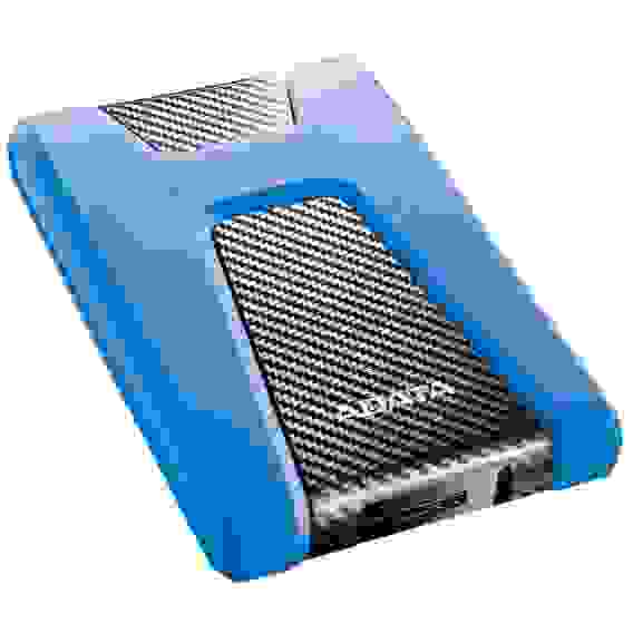 Жесткий диск внешний ADATA HD650 AHD650-2TU31-CBL 2TB 2.5" USB 3.1, LED indicator, Blue, Retail (460462)