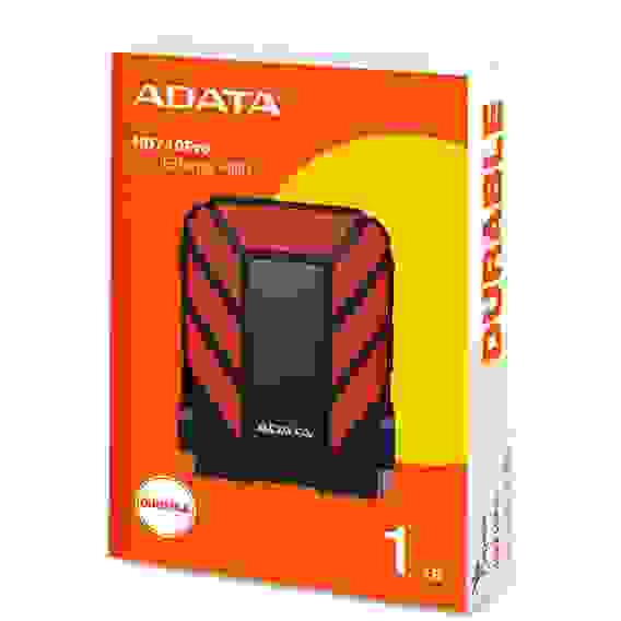Жесткий диск внешний ADATA HD710 Pro AHD710P-1TU31-CRD 1TB 2.5" USB 3.1, IP68, Shock Sensor, Red, Retail {20}, (460417)