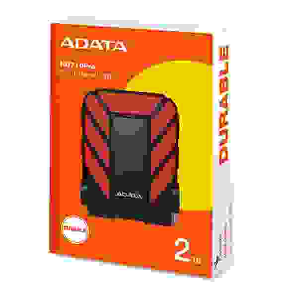 Жесткий диск внешний ADATA HD710 Pro AHD710P-2TU31-CRD 2TB 2.5" USB 3.1, IP68, Shock Sensor, Red, Retail