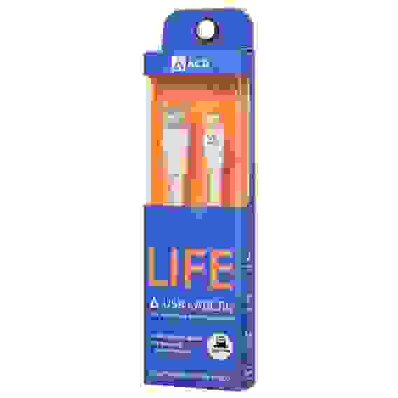 Кабели USB ACD USB кабель ACD-Life Lightning ; USB-A TPE, 1м, белый (ACD-U920-P5W)