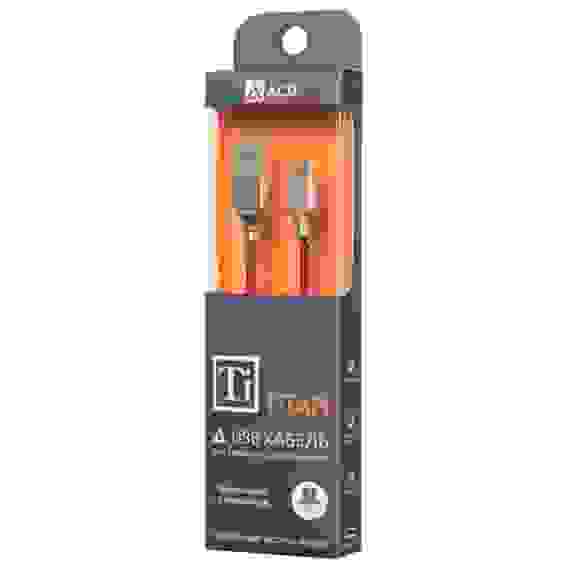 Кабели USB ACD USB кабель ACD-Titan MicroUSB ; USB-A Нейлон, 1м, красно-черный (ACD-U927-M1R)