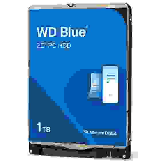 Жесткий диск Western Digital 2,5'' 1TB WD10SPZX Blue SATA3,6Gb/S, Cache 128Mb,5400rpm {50} (845319)