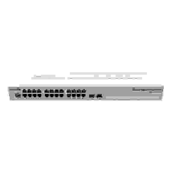 Коммутатор MIKROTIK CRS326-24G-2S+RM Cloud Router Switch 326-24G-2S+RM with 800 MHz CPU, 512MB RAM, 24xGigabit LAN, 2xSFP+ cages, RouterOS L5 or SwitchOS (dual boot),{10} (002198)
