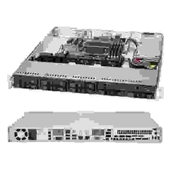 Платформа системного блока SuperMicro SYS-1019S-MC0T 1U Rackmount CSE-113MFAC2-341CB X11SSH-CTF