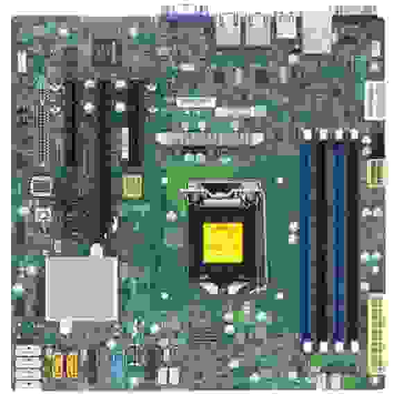 Материнская плата SuperMicro MBD-X11SSL-B (OEM) Micro-ATX LGA 1151 64GB Unbuffered ECC UDIMM 6xSATA3 6xUSB2.0 5xUSB3.0 VGA 1xPCI-E3.0x8(in x16 slot) 1xPCI-E3.0x8 1xPCI-E3.0x4 (in x8 slot)