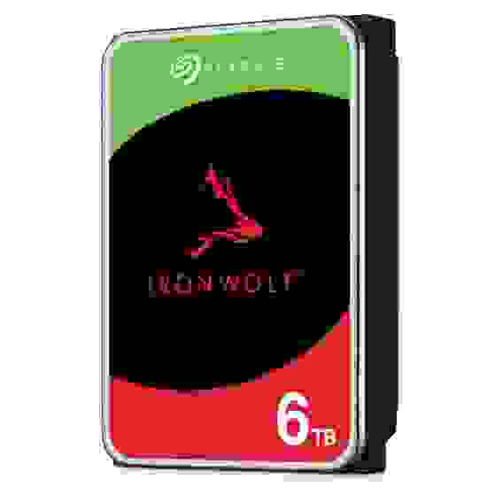Жесткий диск Seagate IronWolf NAS ST6000VN0033 6TB 3.5" SATA 6Gb/s, 7200rpm, 256MB, 24x7, Bulk