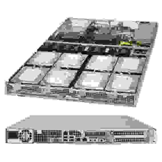 Платформа системного блока SuperMicro SYS-6019P-WT8 1U Rackmount CSE-801STS-656DP X11DDW-L SATA3; RAID 0, 1, 5, 10