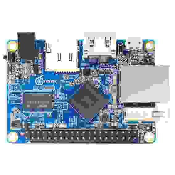 Одноплатный компьютер Orange Pi One (RD001), Allwinner H3 1.6GHz, 512Mb, HDMI, LAN, 1xUSB, microSD, 40xGPIO