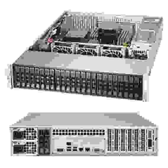 Платформа системного блока SuperMicro SSG-2029P-E1CR24H 2U Rackmount 216BE1C4-R1K23LPB X11DPH-T SAS3 HW RAID RAID 0, 1, 5, 6, 10, 50, 60 «SATA3
