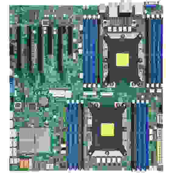 Материнская плата SuperMicro MBD-X11DAI-N-O E-ATX, Dual LGA3647, Intel C621, 16xDDR4, 10xSATA (RAID 0,1,5,10), 2x1GbE (Intel C621), IPMI 2.0 with LAN, 4xPCI-E3.0 x16 + 2xPCI-E3.0 x8, M.2 PCI-e3.0 x4 (2260,2280,22110), 2xNVMe, VGA port, Audio, RTL (279630
