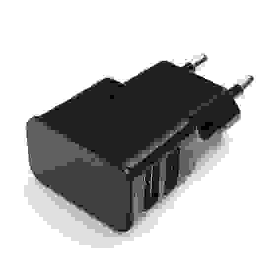 Адаптер питания Cablexpert MP3A-PC-12 5V 2.1A 2xUSBA Черный (209777) {200}