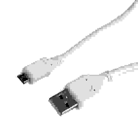 Кабель USB 2.0 Pro Cablexpert CCP-mUSB2-AMBM-W-1M AM/microBM 5P, 1м, экран, белый, пакет (082297) {200}