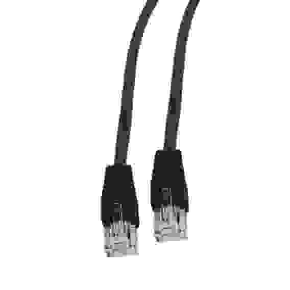 Патч-корд UTP Cablexpert PP12-5M/BK кат.5e, 5м, литой, многожильный (черный)