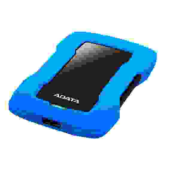 Жесткий диск внешний ADATA HD330 AHD330-1TU31-CBL 1TB 2.5" USB 3.1, LED Indicator, Shock Sensor Protection, Win/Mac/Linux, Blue, RTL (465474)