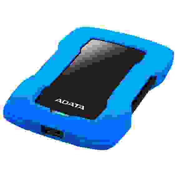 Жесткий диск внешний ADATA HD330 AHD330-1TU31-CBL 1TB 2.5" USB 3.1, LED Indicator, Shock Sensor Protection, Win/Mac/Linux, Blue, RTL (465474)