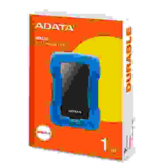 Жесткий диск внешний ADATA HD330 AHD330-1TU31-CBL 1TB 2.5" USB 3.1, LED Indicator, Shock Sensor Protection, Win/Mac/Linux, Blue, RTL (465474)