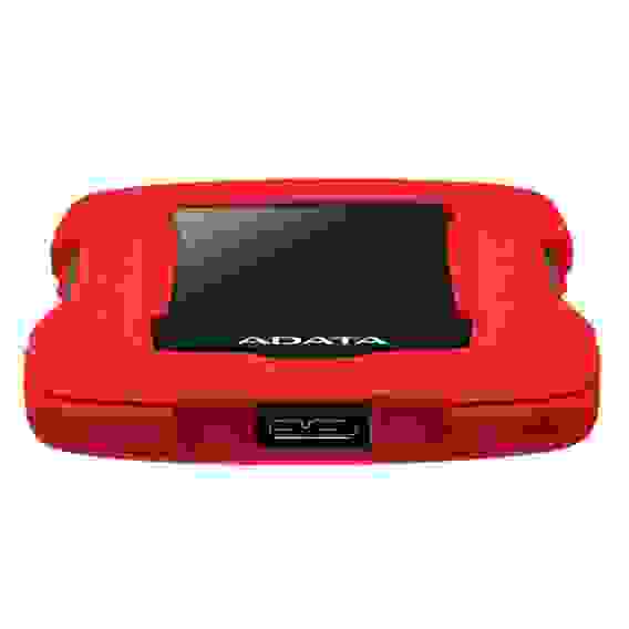 Жесткий диск внешний ADATA HD330 AHD330-1TU31-CRD 1TB 2.5" USB 3.1, LED Indicator, Shock Sensor Protection, Win/Mac/Linux, Red, RTL {20}, (465481)